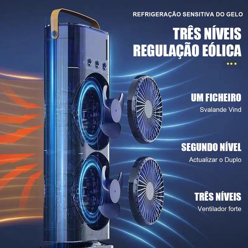 Ventilador Umidificador Dupla Camada+brinde grátis+oferta tempo limitado